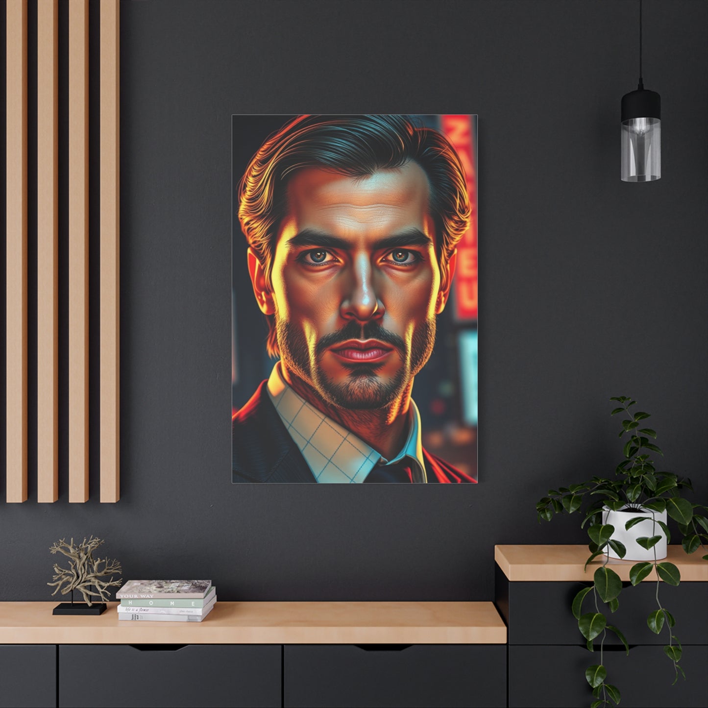 American Psycho Art Canvas Art 1 Wall Art & Canvas Print