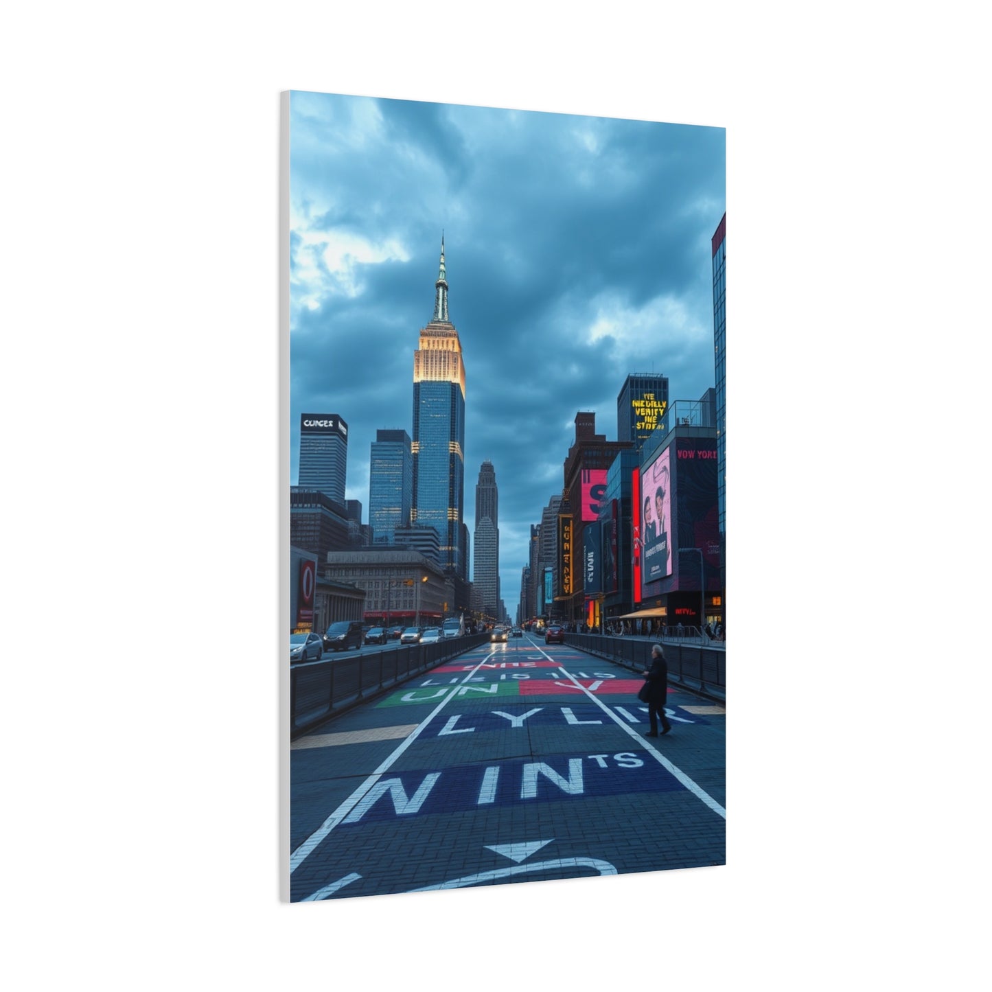 Manhattan Twilight Panorama Wall Art & Canvas Print