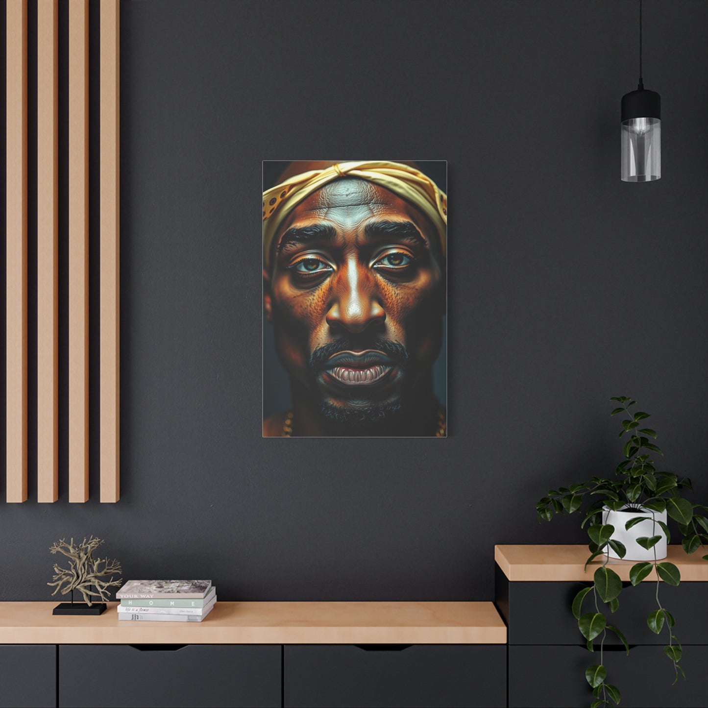 Gilded Hip-Hop Icon Wall Art & Canvas Print