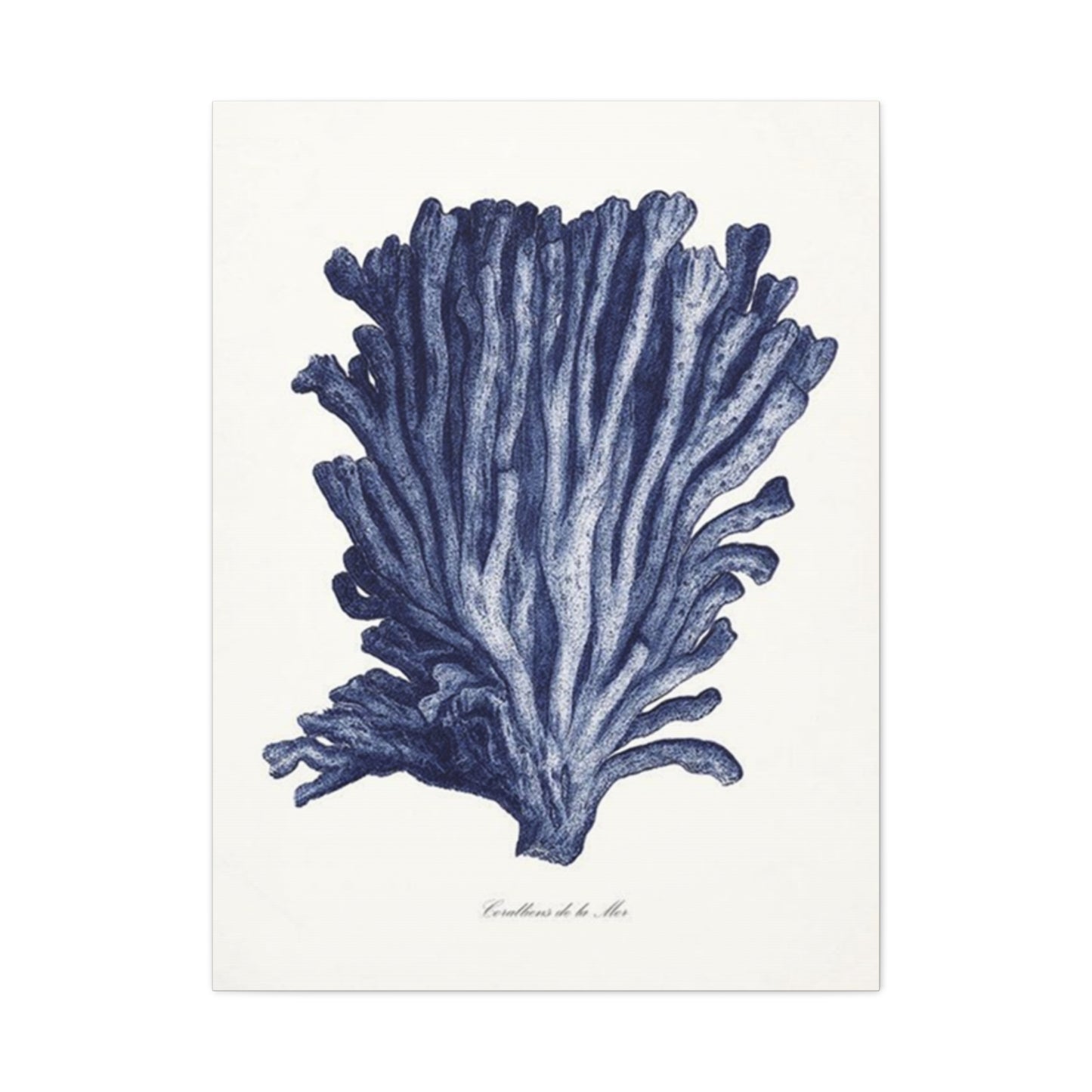Blue Shell Stem Painting Wall Art & Canvas Prints