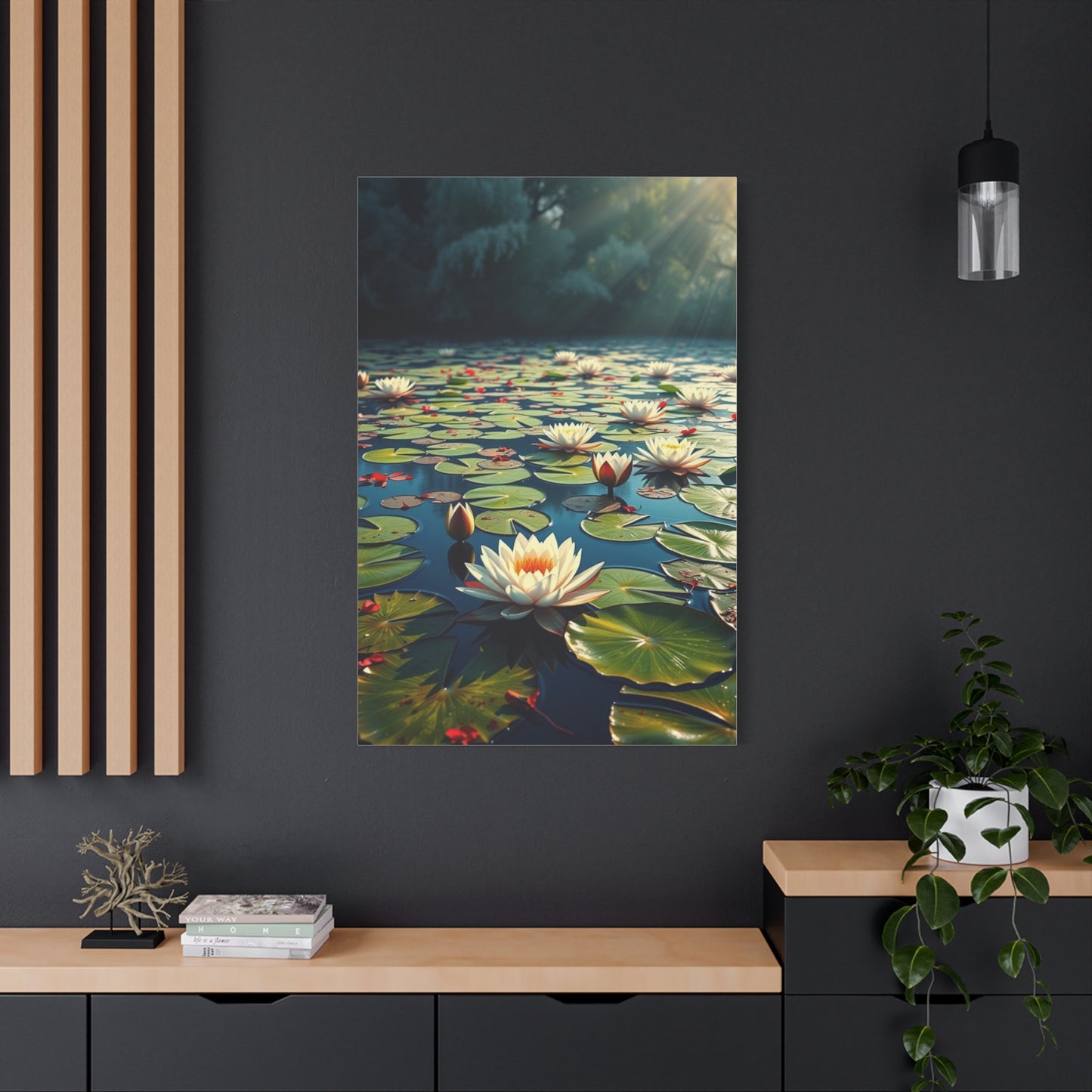 Claude Monet Water Lilies Art Supreme Canvas Wall Art & Canvas Print