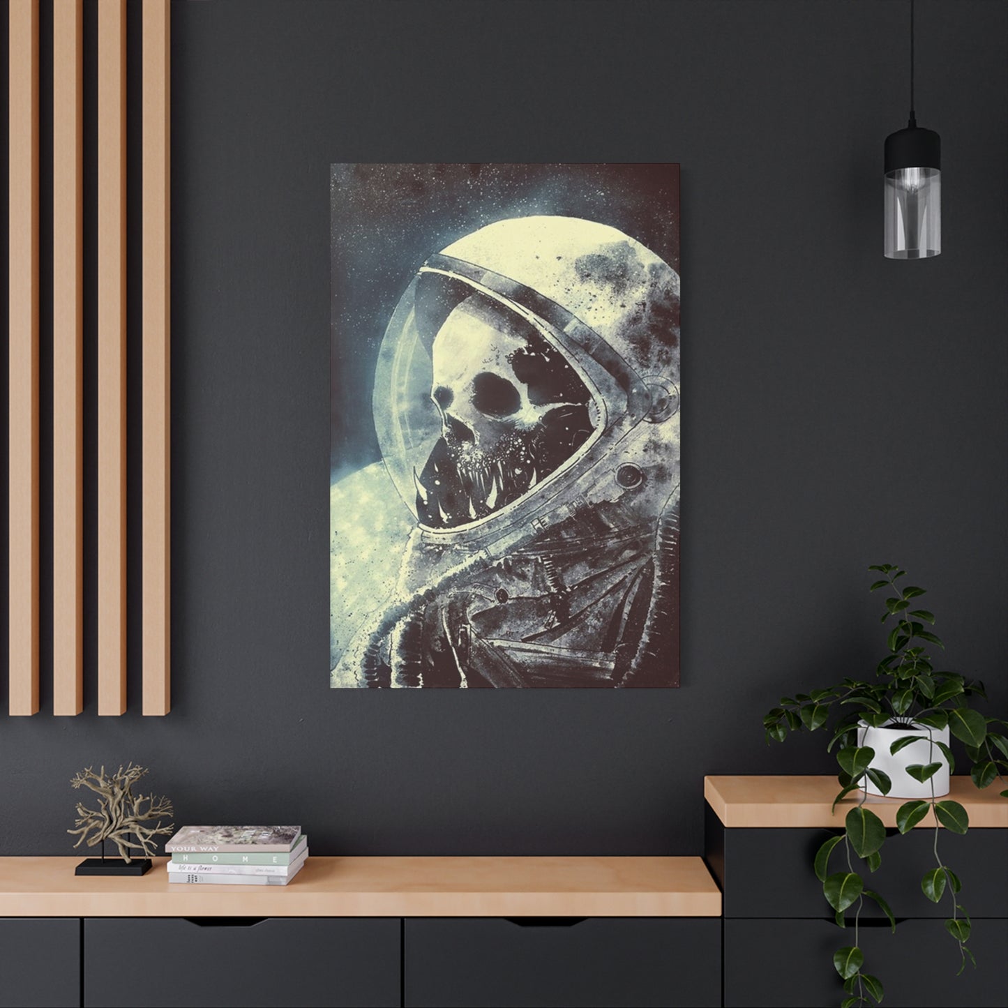 Astronaut Skull Wall Art & Canvas Prints
