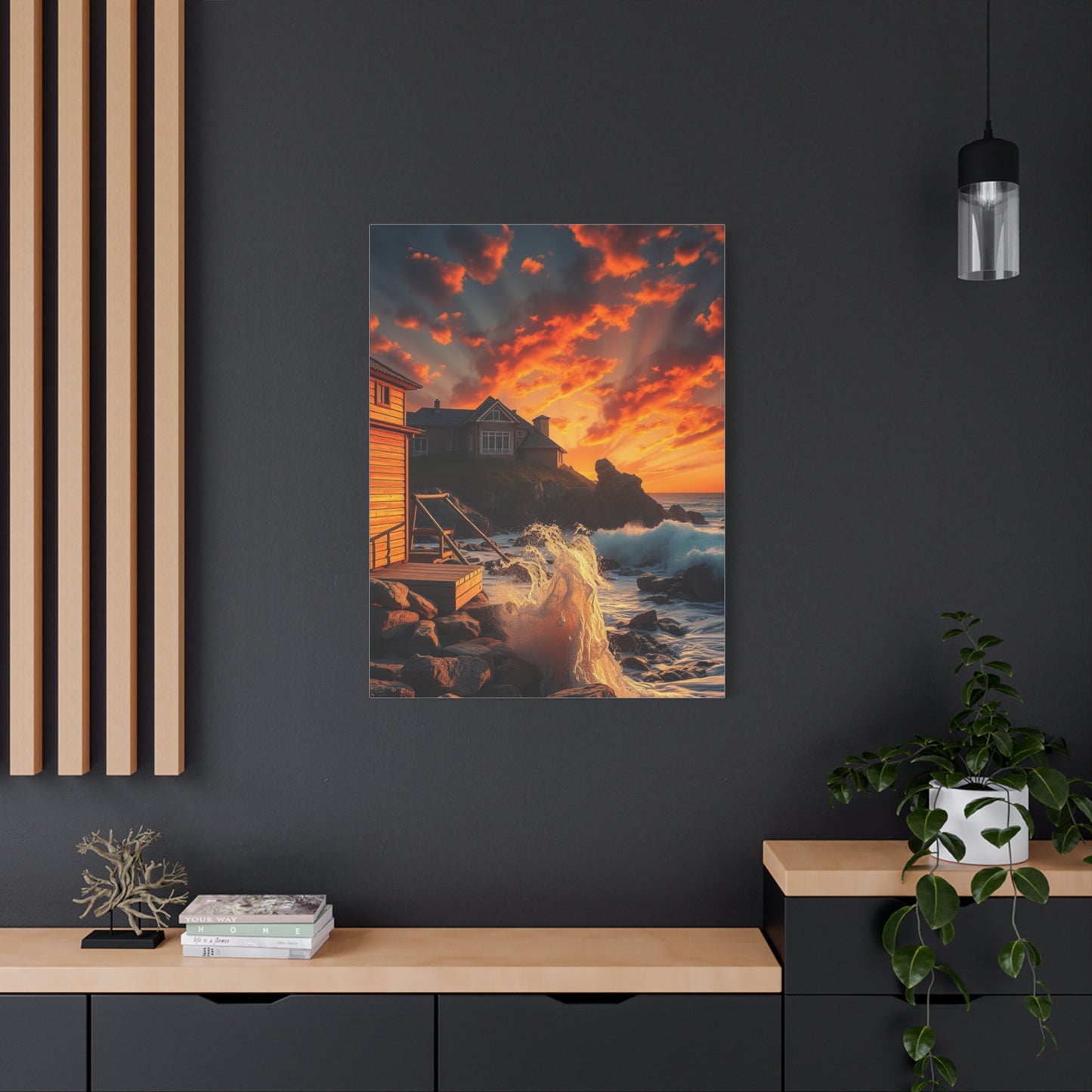 Tidal Tranquility Creation Wall Art & Canvas Print