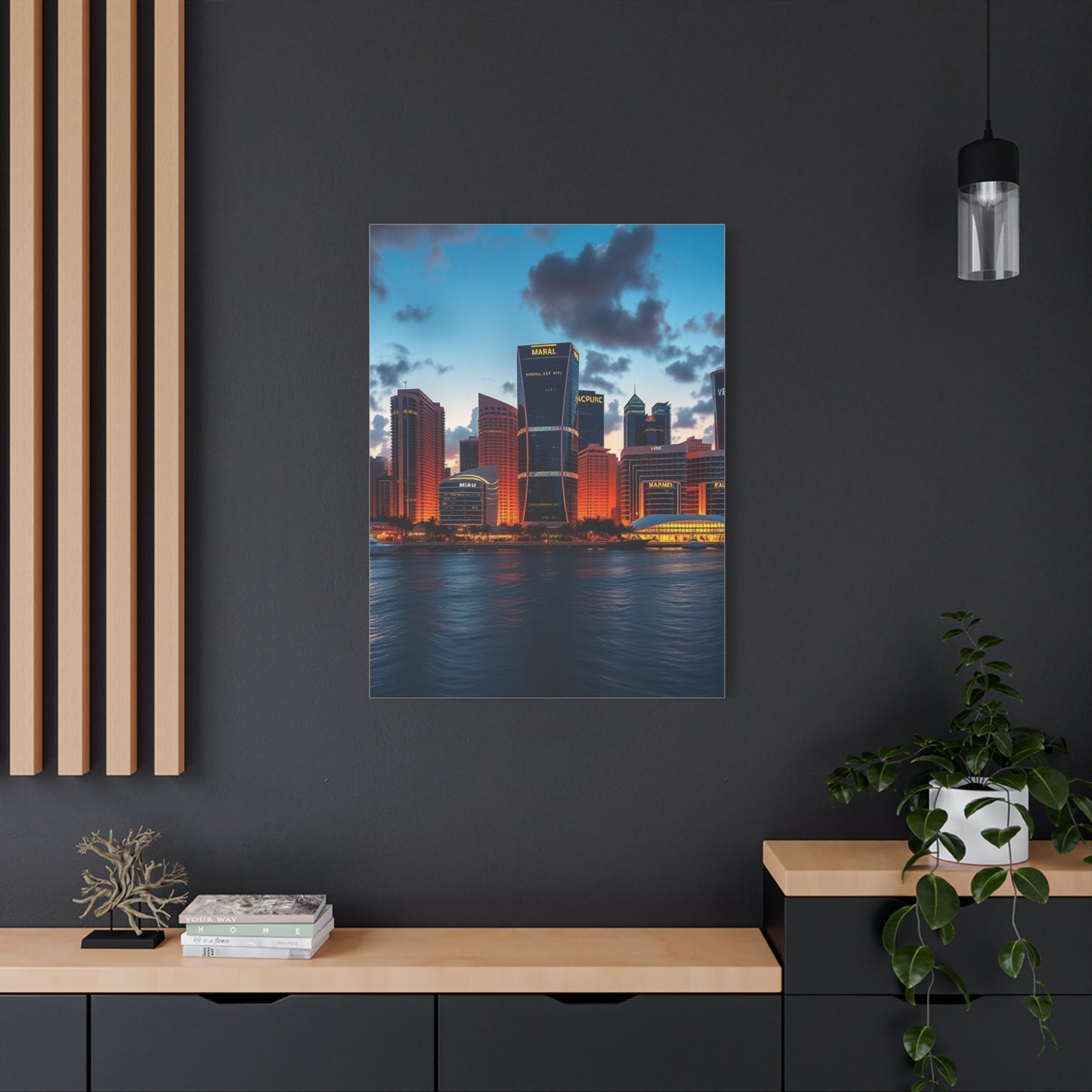 Opulent Skyline Silhouette Art Wall Art & Canvas Print
