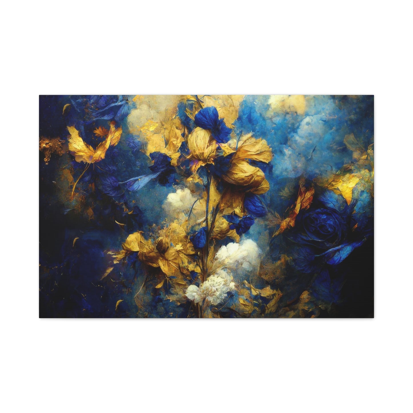 Golden Blooms at Twilight Wall Art & Canvas Prints
