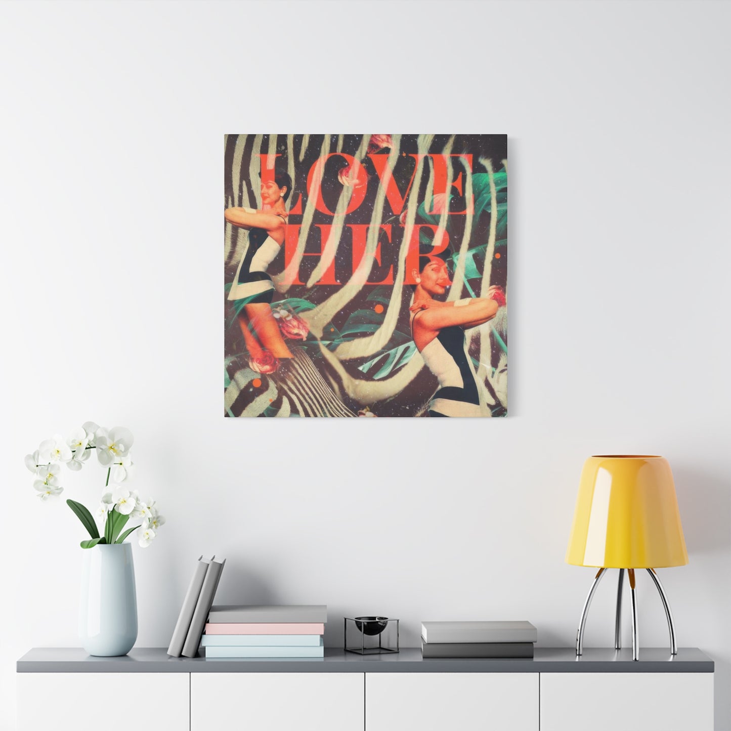 Frank Moth Love Her Wall Art & Canvas Prints