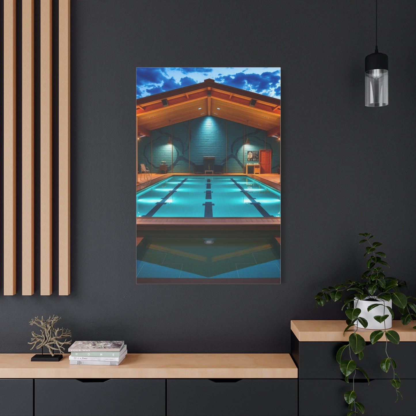 Supreme Swimming Pool Art Beautiful Collection Wall Art & Canvas Print