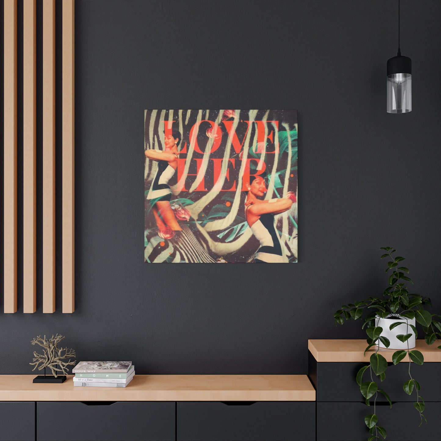 Frank Moth Love Her Wall Art & Canvas Prints
