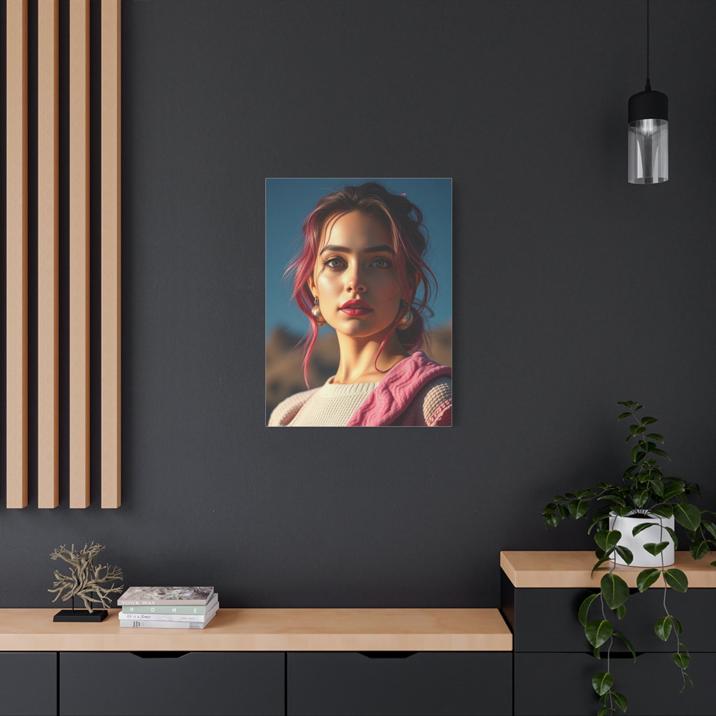 Rosy Horizon Canvas Wall Art & Canvas Print