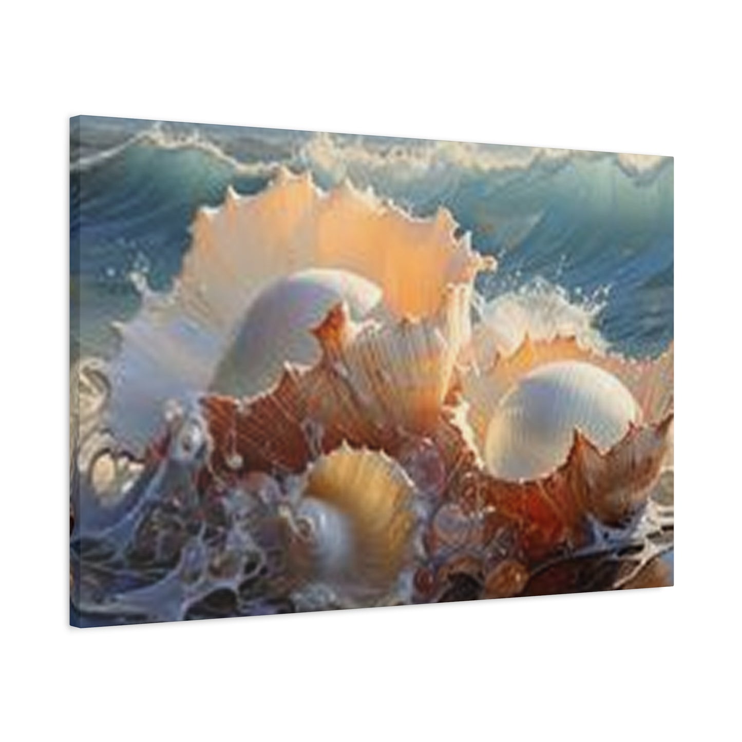 Shells At Sea Shore Wall Art & Canvas Prints