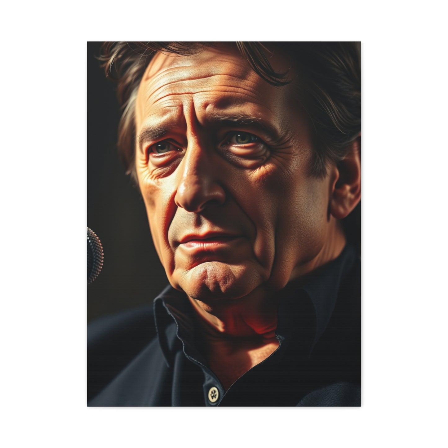 Johnny Cash Art Canvas Art 3 Wall Art & Canvas Print