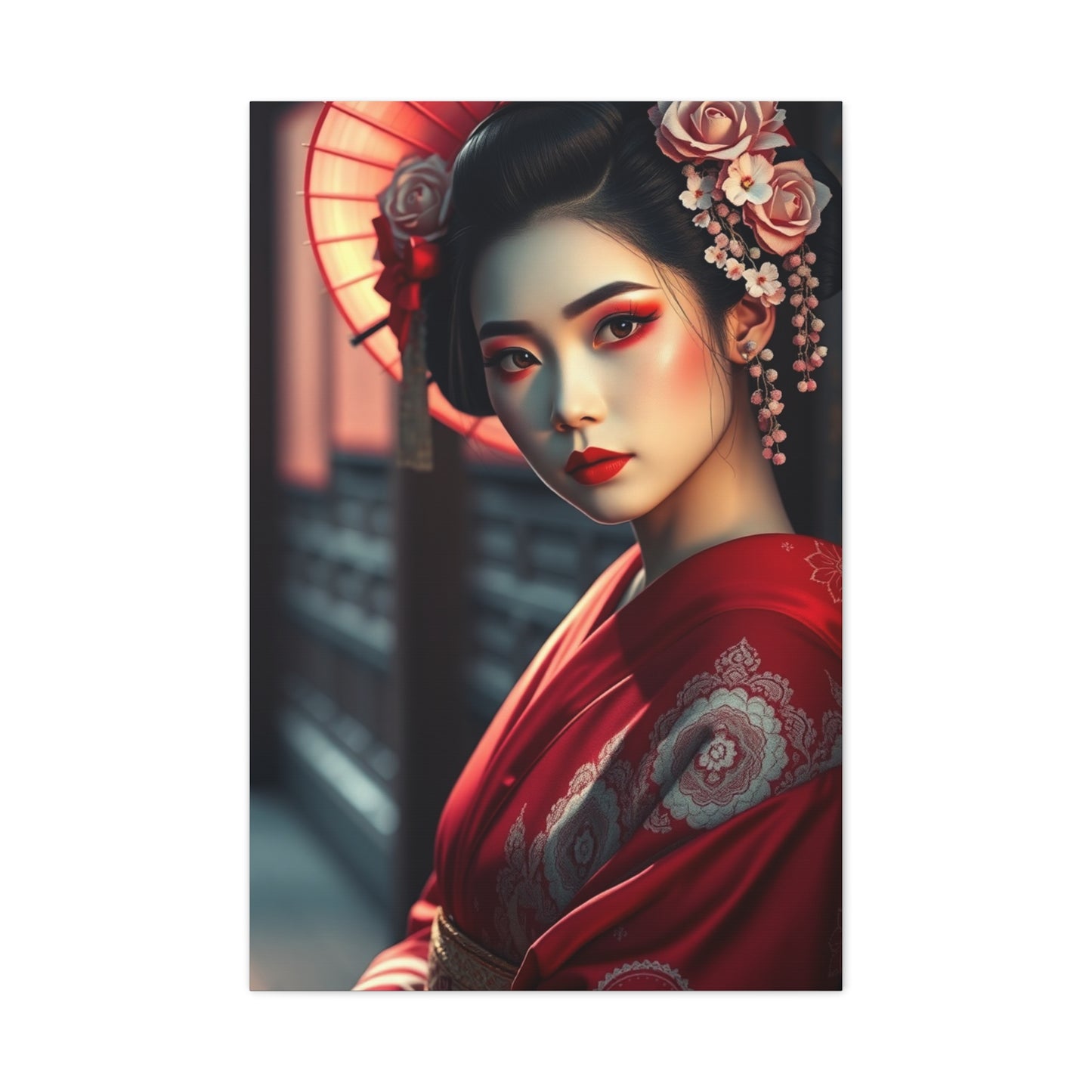Geisha Art Canvas Art 7 Wall Art & Canvas Print