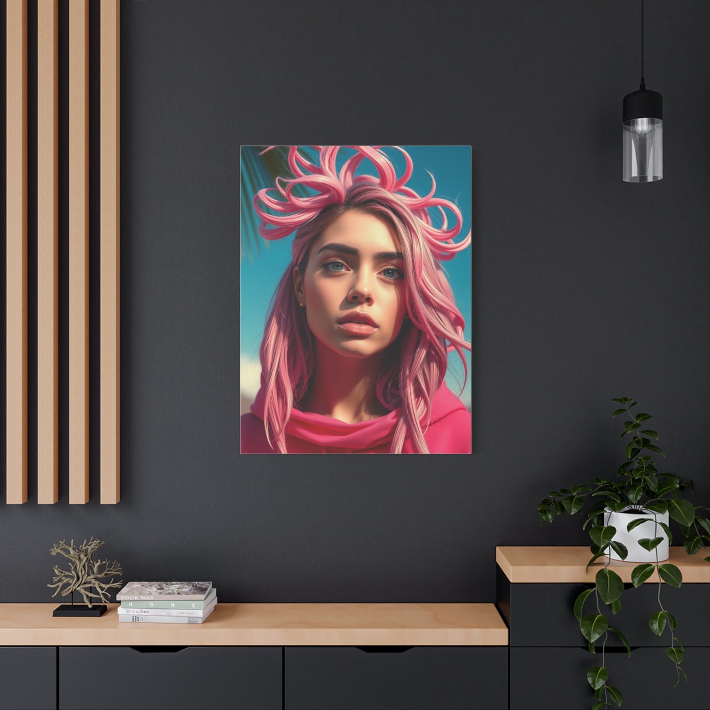 Crimson Serenade Artistry Wall Art & Canvas Print