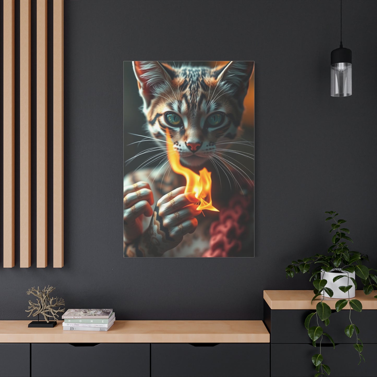 Catfight Art Refined Canvas Wall Art & Canvas Print