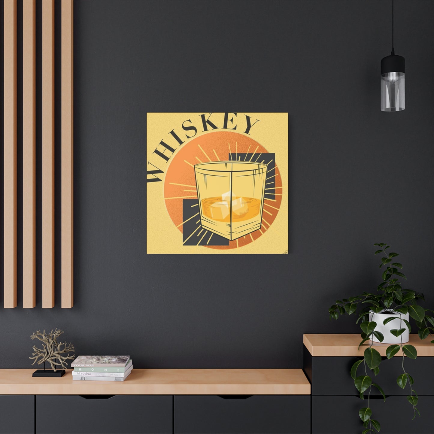 Whiskey Abstract Drinks Wall Art & Canvas Prints
