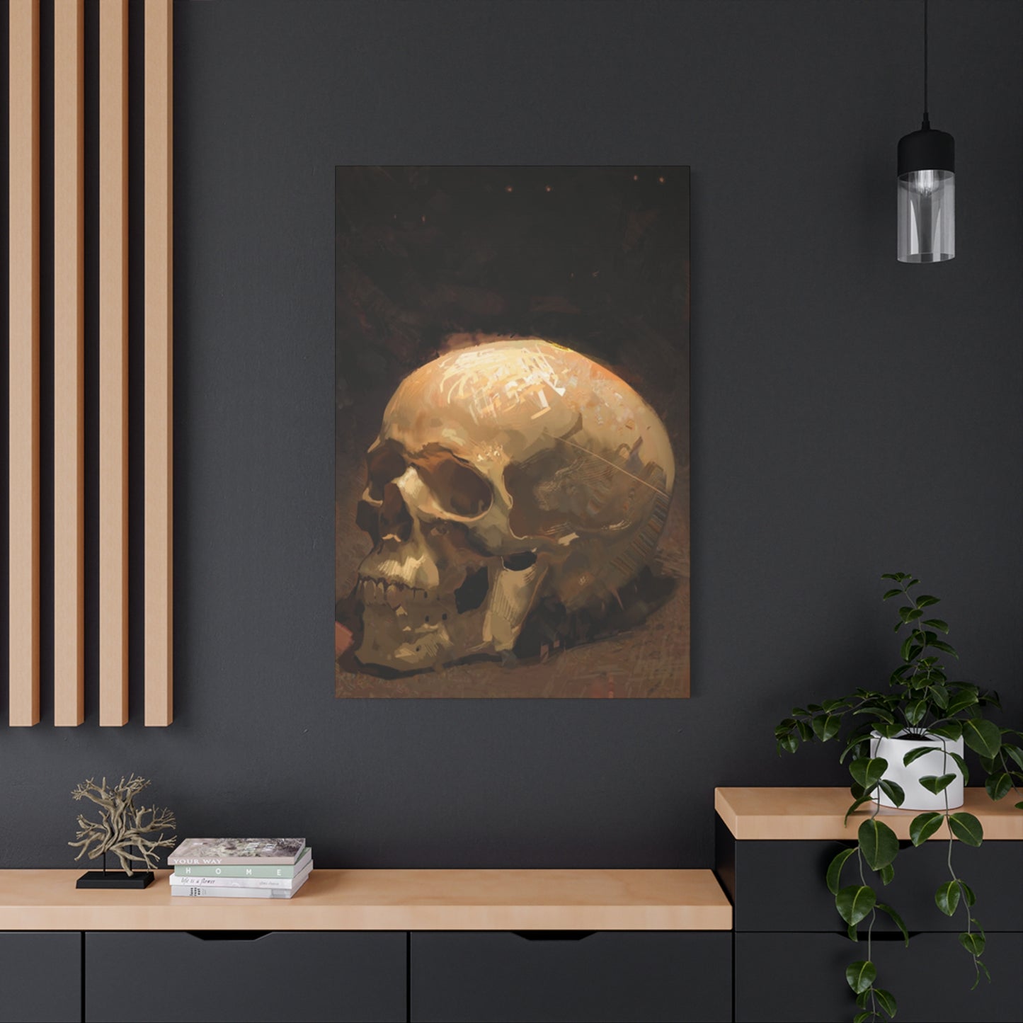 White Skull Poster Wall Art & Canvas Prints