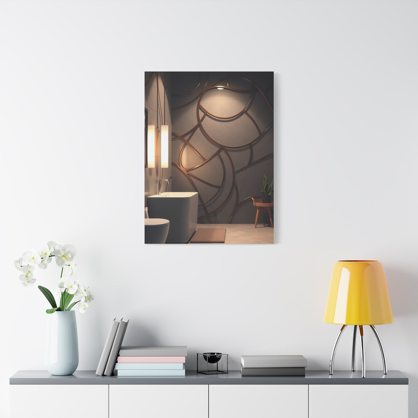 Tranquil Cascade Art Wall Art & Canvas Print