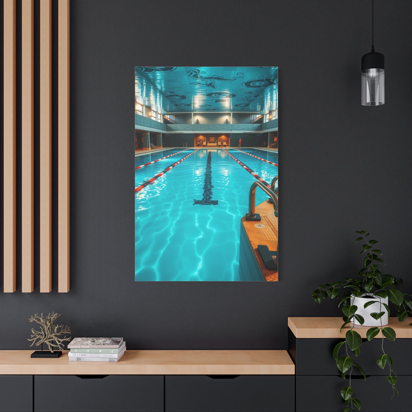 Vision Swimming Pool Art Art Wall Art & Canvas Print