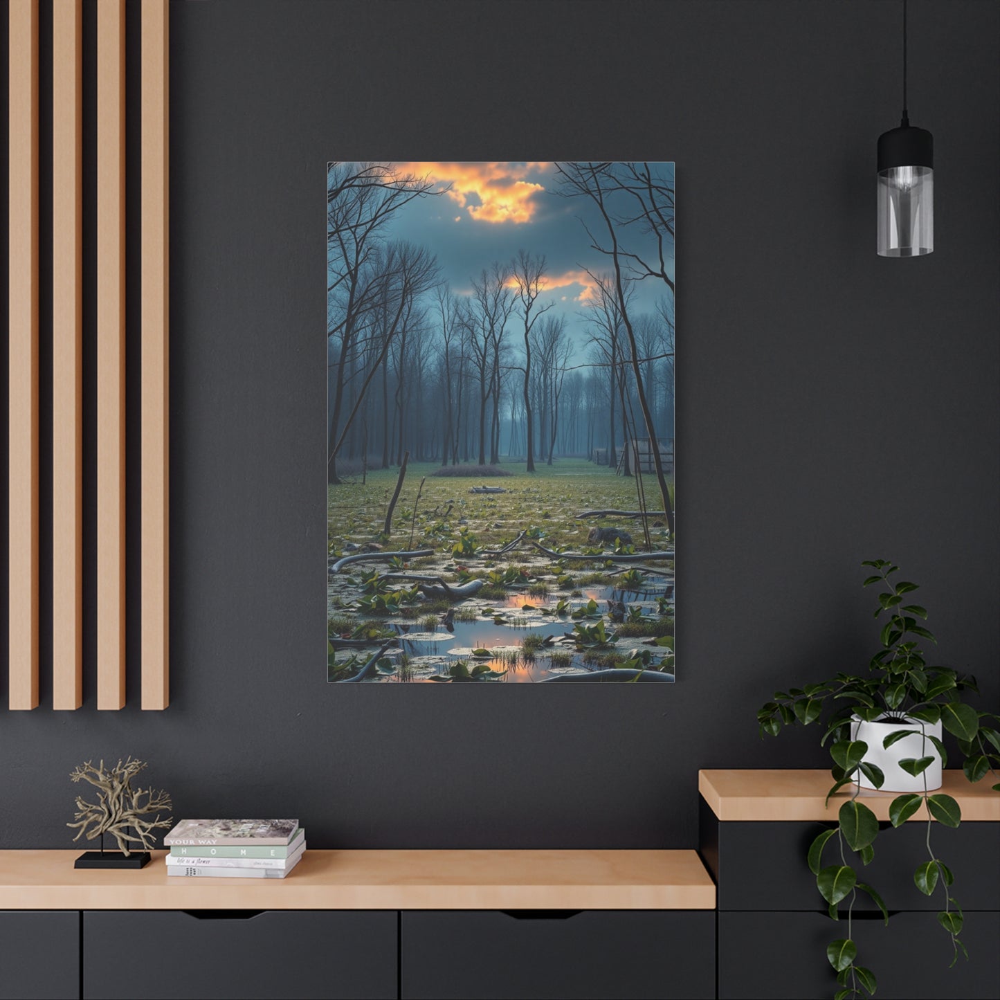 Marsh & Swamp Art Canvas Art 4 Wall Art & Canvas Print