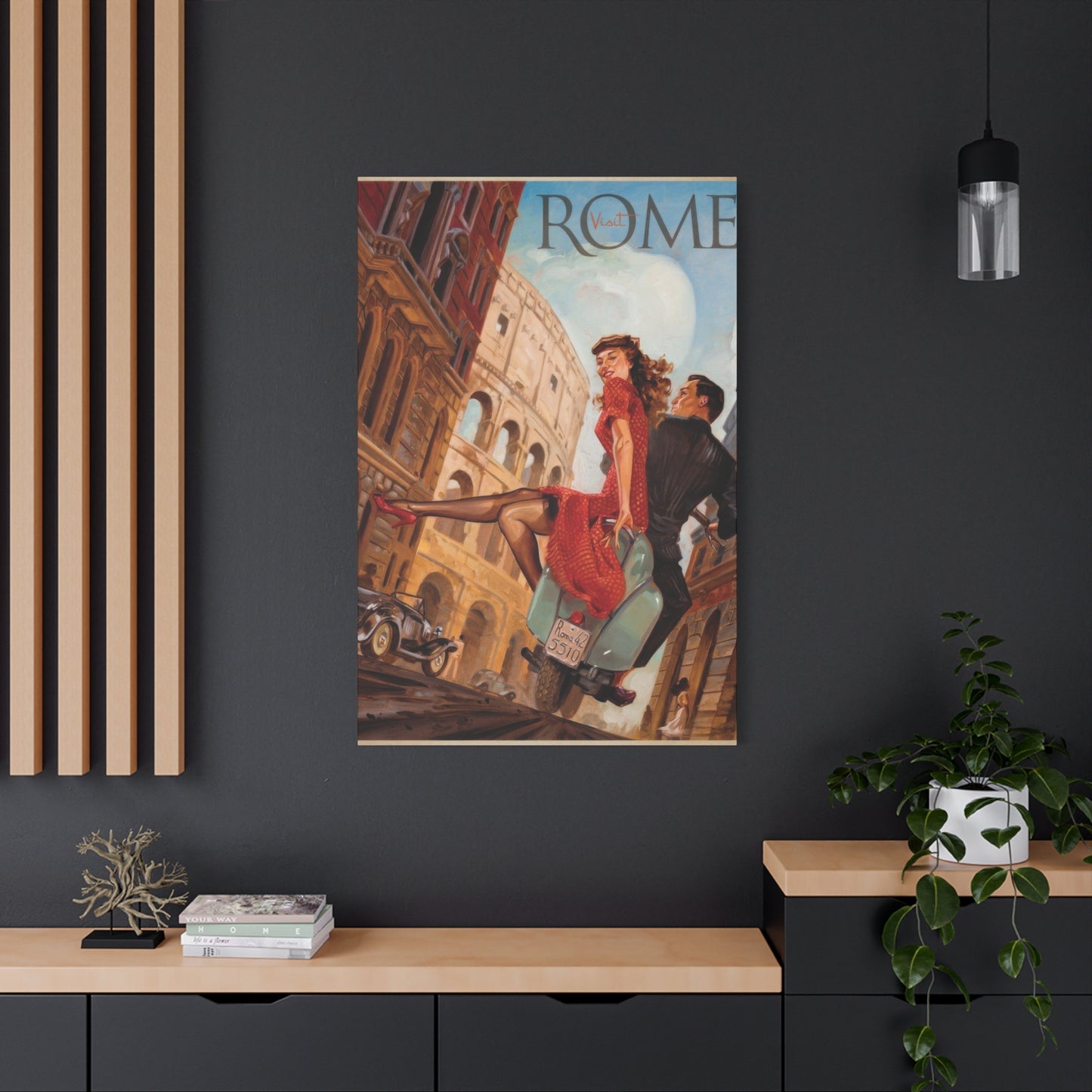 Visit Rome Travel Italy Wall Art & Canvas Prints