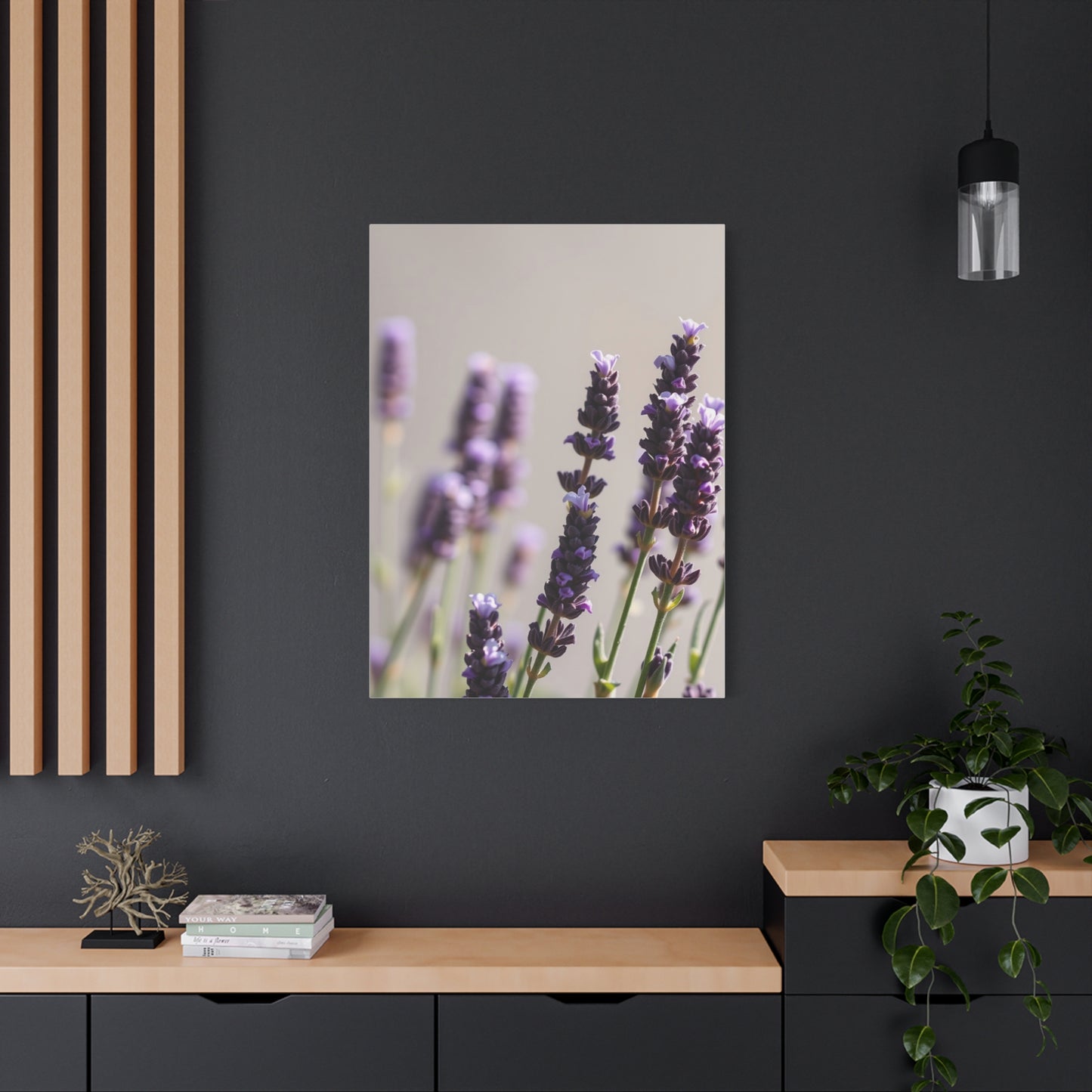 Lavender Herb Art Canvas Art 1 Wall Art & Canvas Print