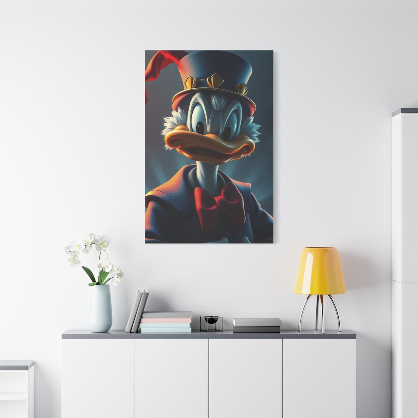 Dagobert Scrooge McDuck Art Premium Canvas 19 Wall Art & Canvas Print