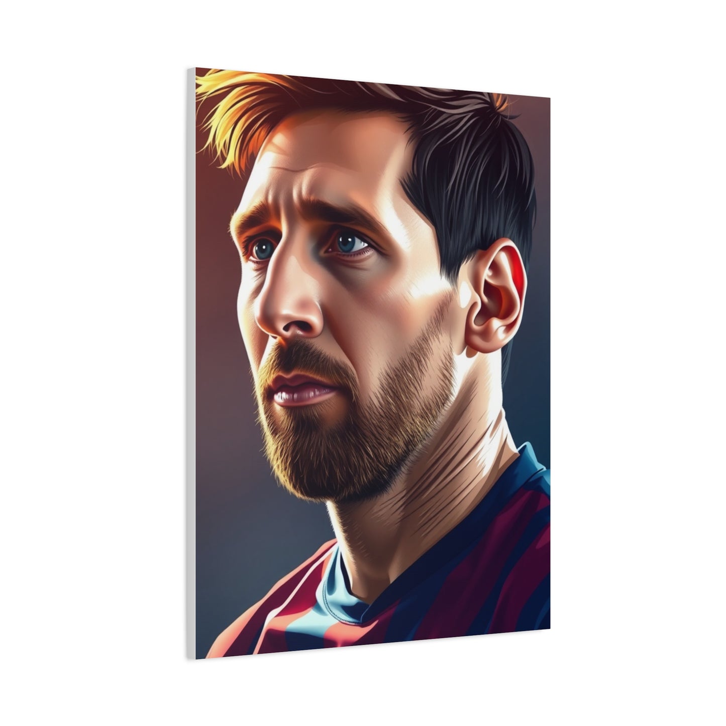 Lionel Messi Illustration Art Premium Canvas 15 Wall Art & Canvas Print