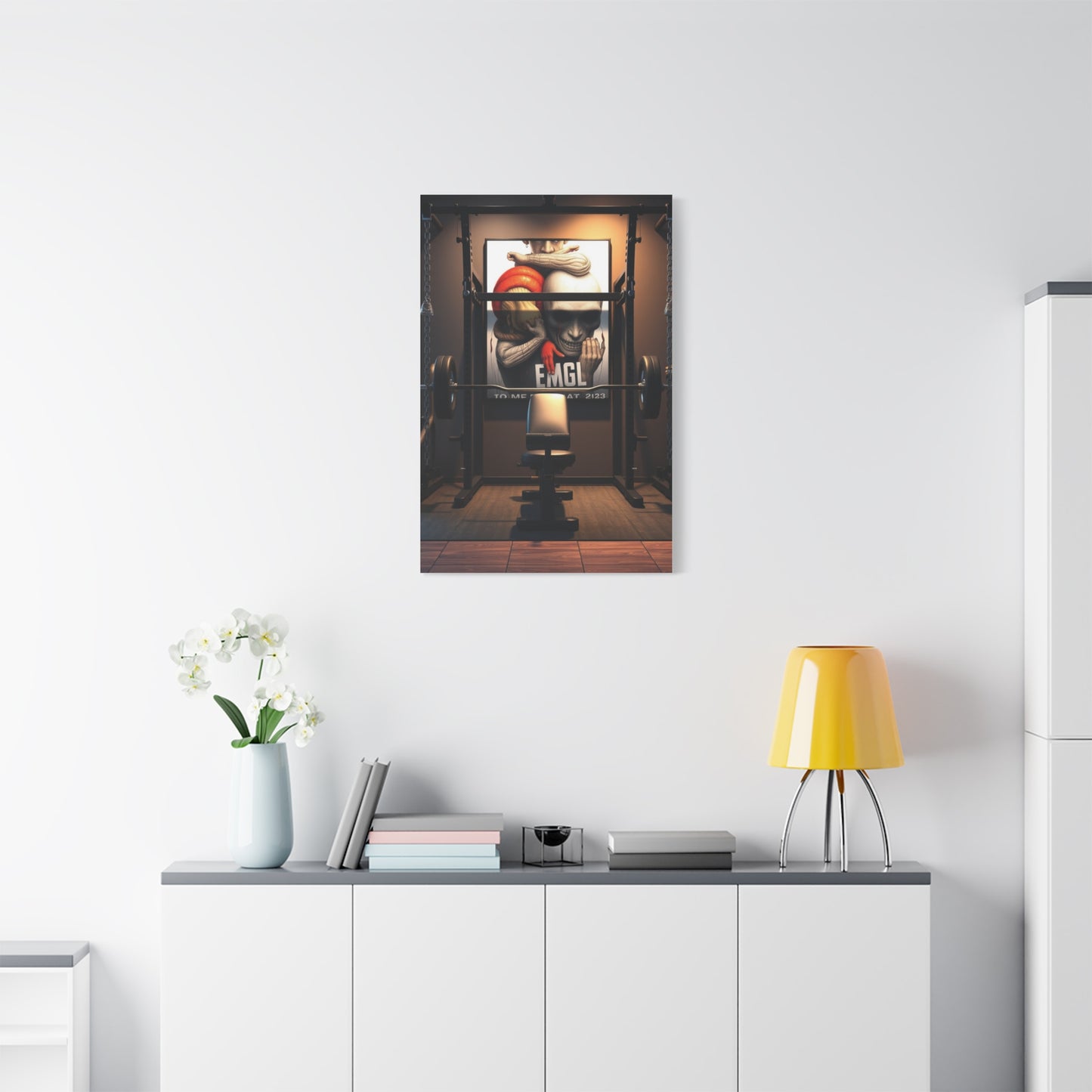 Refined Gym Inspiration Art Wall Art & Canvas Print