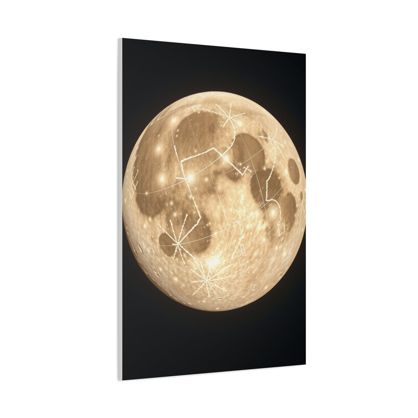 Moon Art Premium Canvas 18 Wall Art & Canvas Print