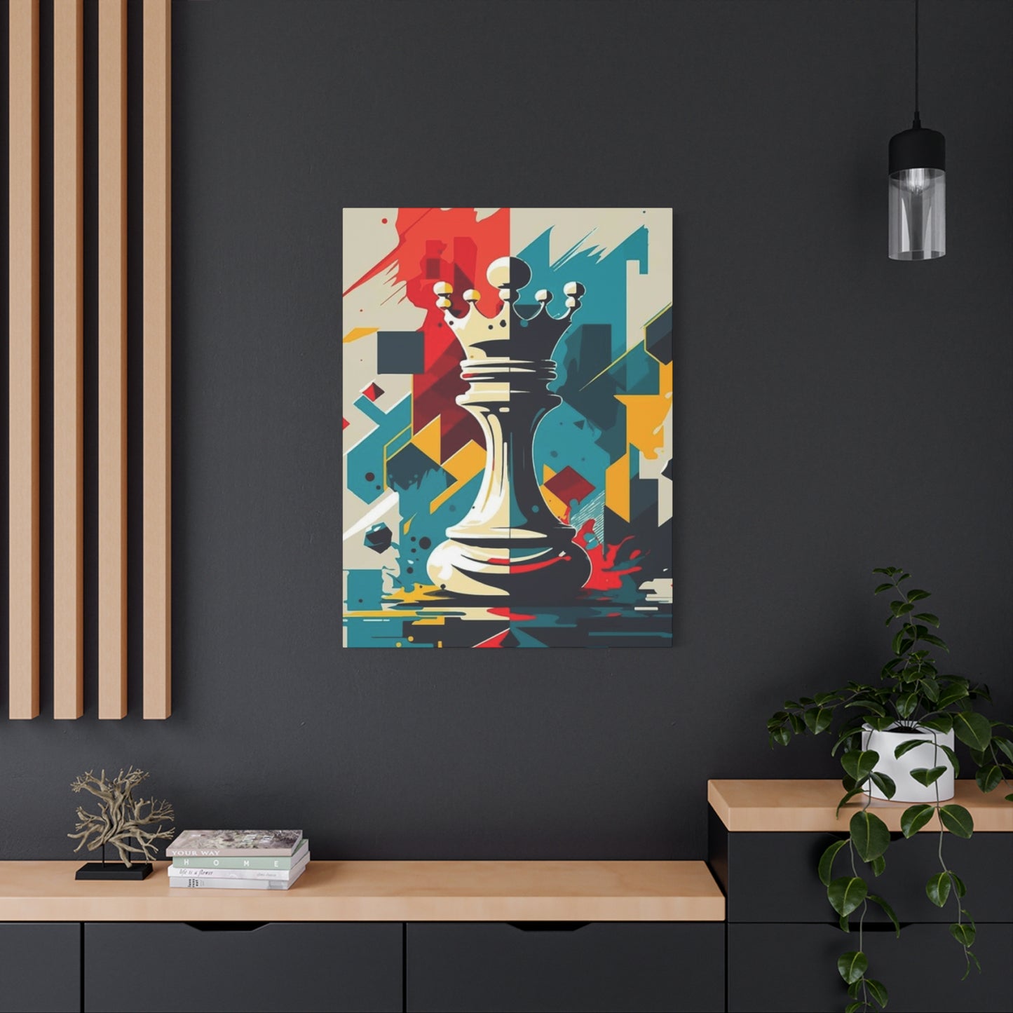 Abstract Chess Piece Wall Art & Canvas Prints