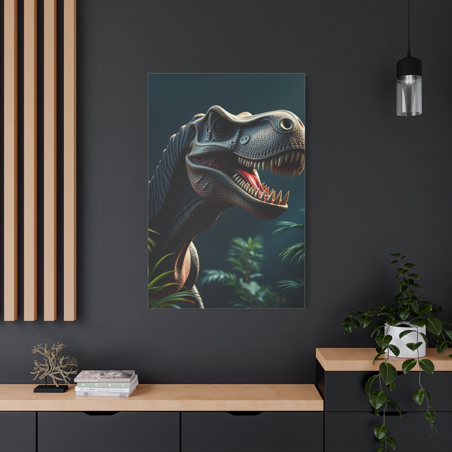 Vision Jurassic Park Art Art Wall Art & Canvas Print