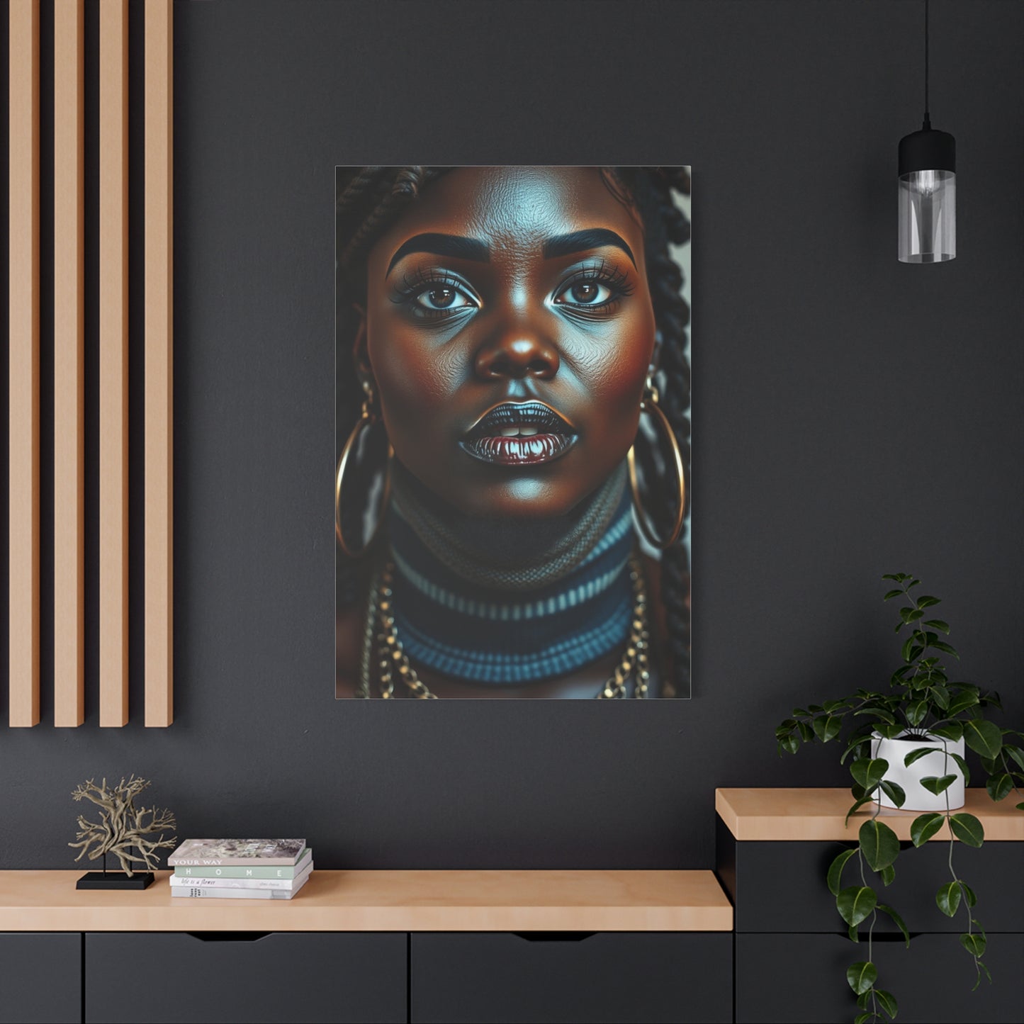 Elite Domonique Brown Art Vision Wall Art & Canvas Print