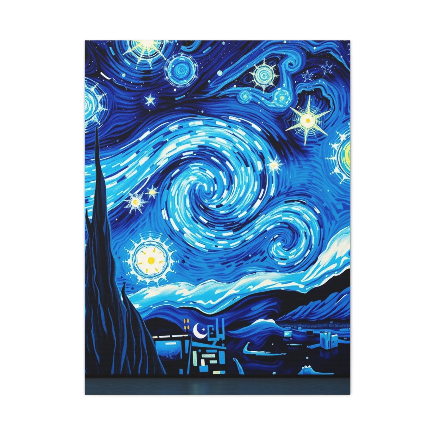 The Starry Night Canvas Art Canvas Art 3 Wall Art & Canvas Print