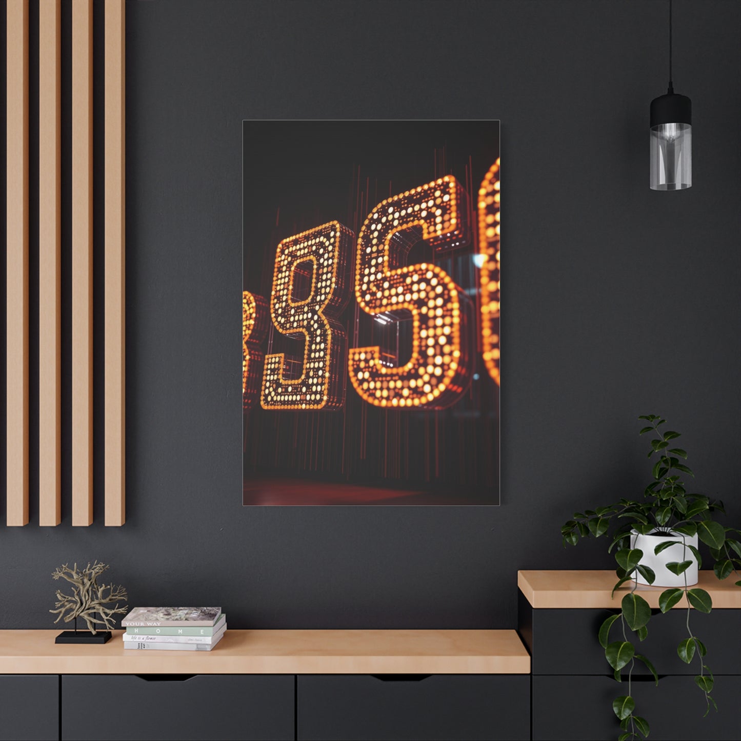 Vision Numbers Art Art Wall Art & Canvas Print