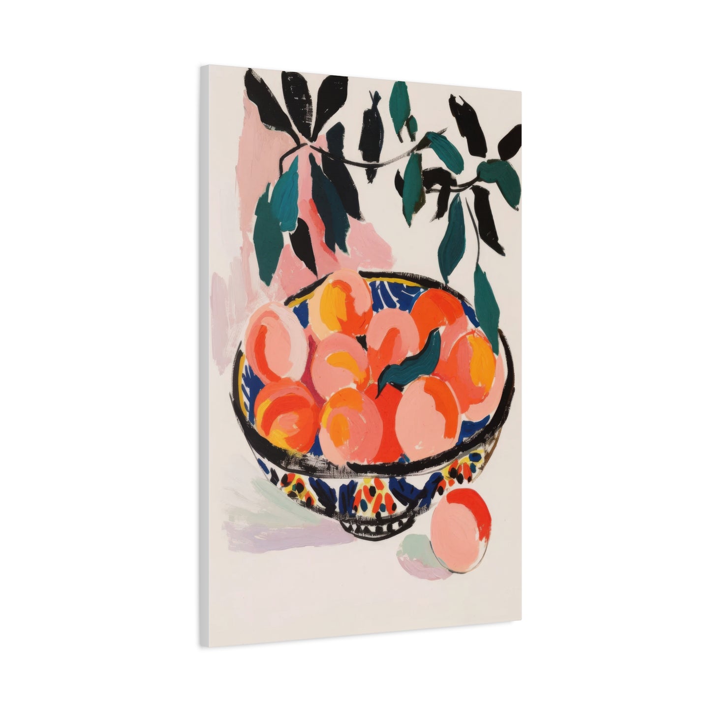 Peach Bowl Wall Art & Canvas Prints