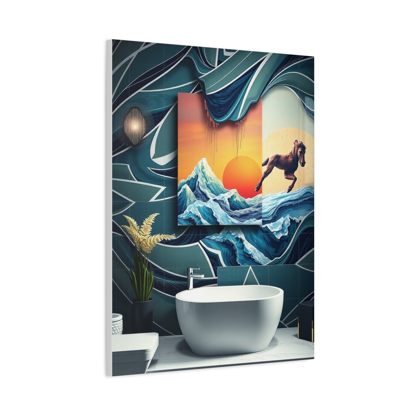 Exquisite Aqua Wall Creations Wall Art & Canvas Print