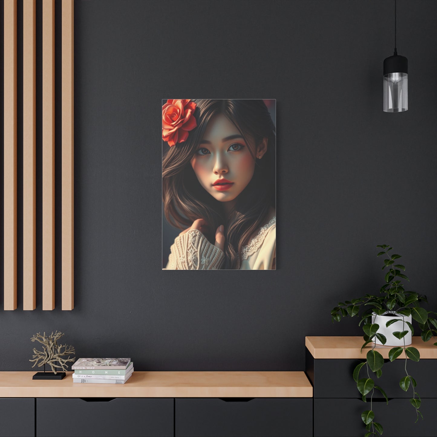 Serenade of Hearts Canvas Wall Art & Canvas Print