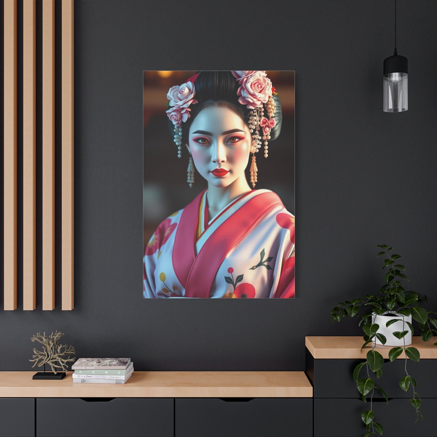 Geisha Art Canvas Art 3 Wall Art & Canvas Print