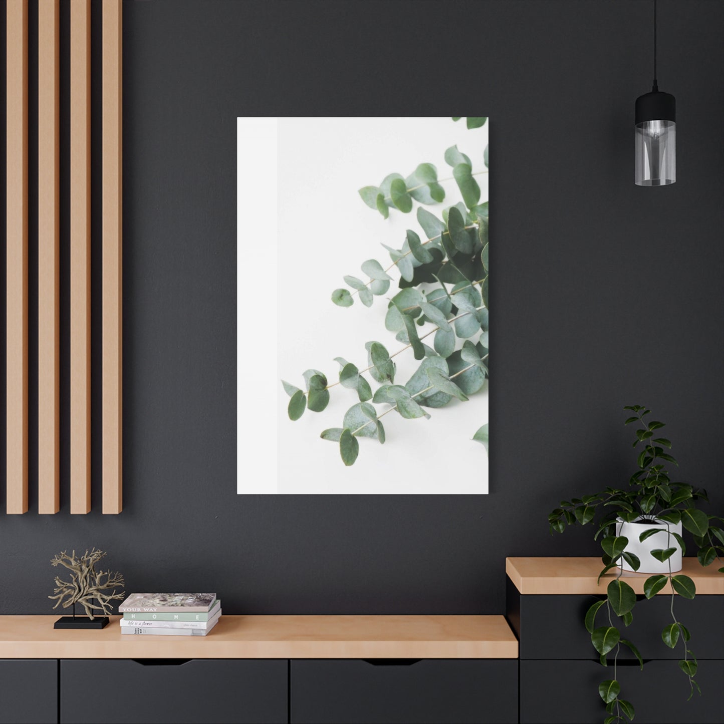 Eucalyptus On White BG Wall Art & Canvas Prints