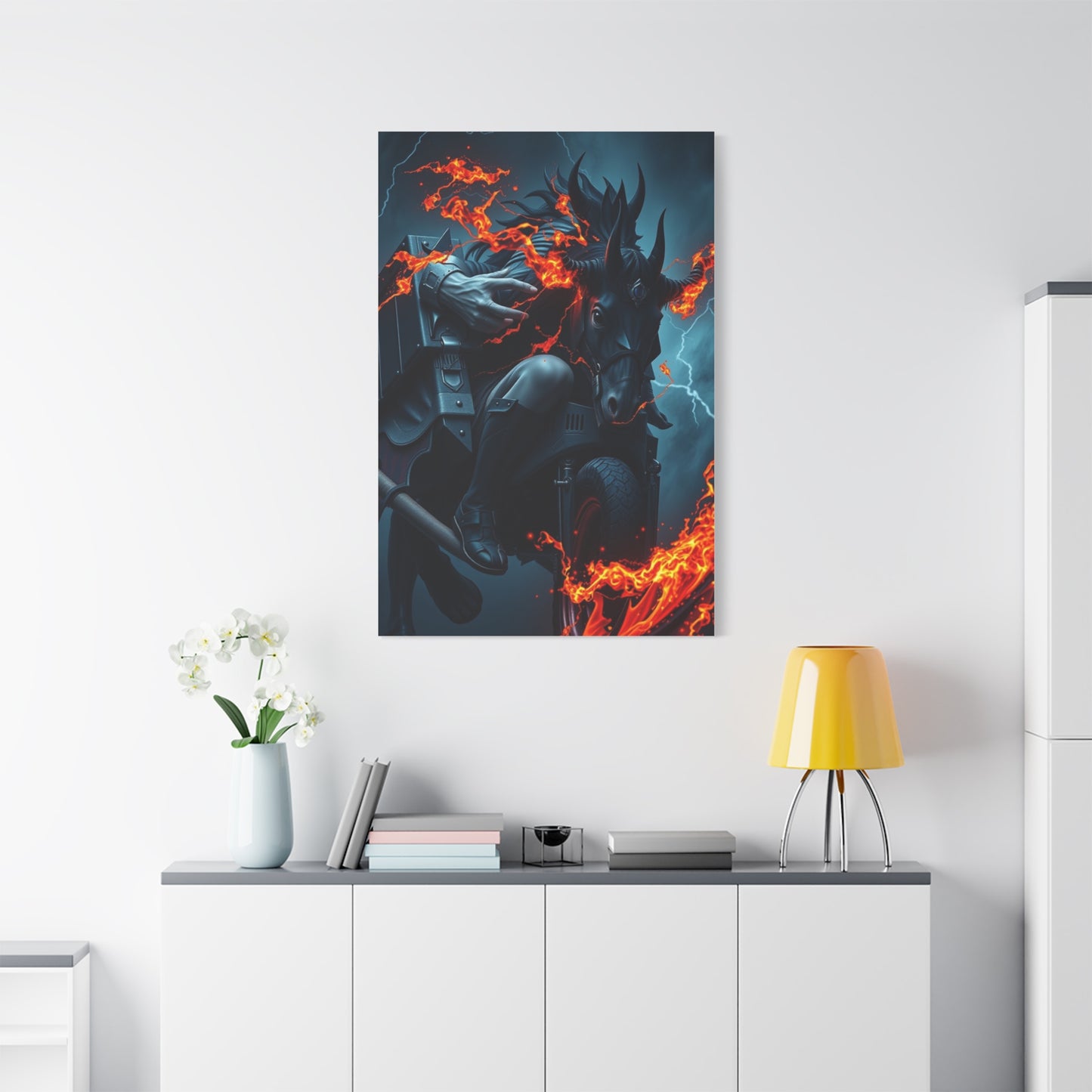 Sable Serenity Painting Wall Art & Canvas Print