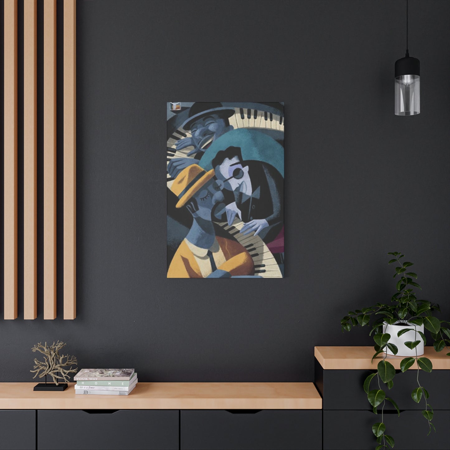 Cartoon Piano Artists Wall Art & Canvas Prints
