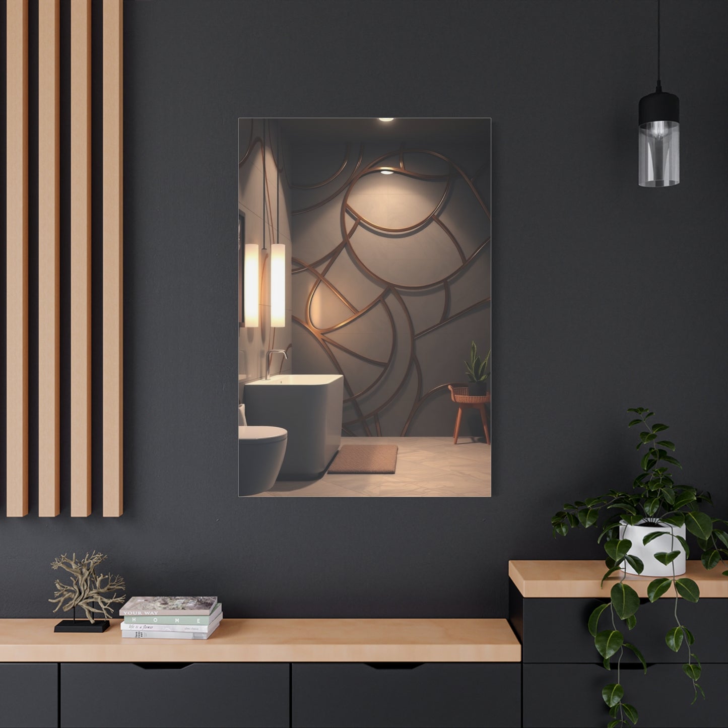Tranquil Cascade Art Wall Art & Canvas Print