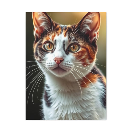 Masterpiece Calico Cat Art Vision Wall Art & Canvas Print