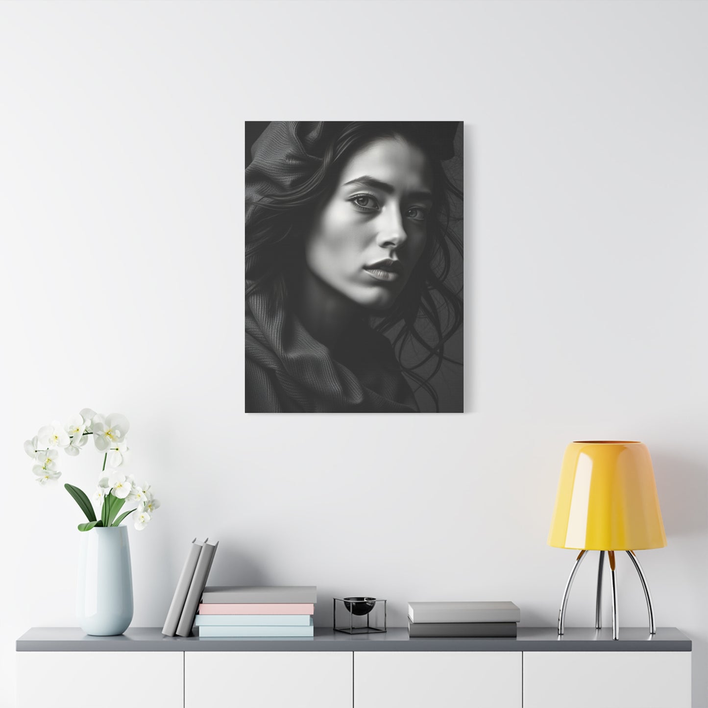 Gilded Monochrome Dream Wall Art & Canvas Print