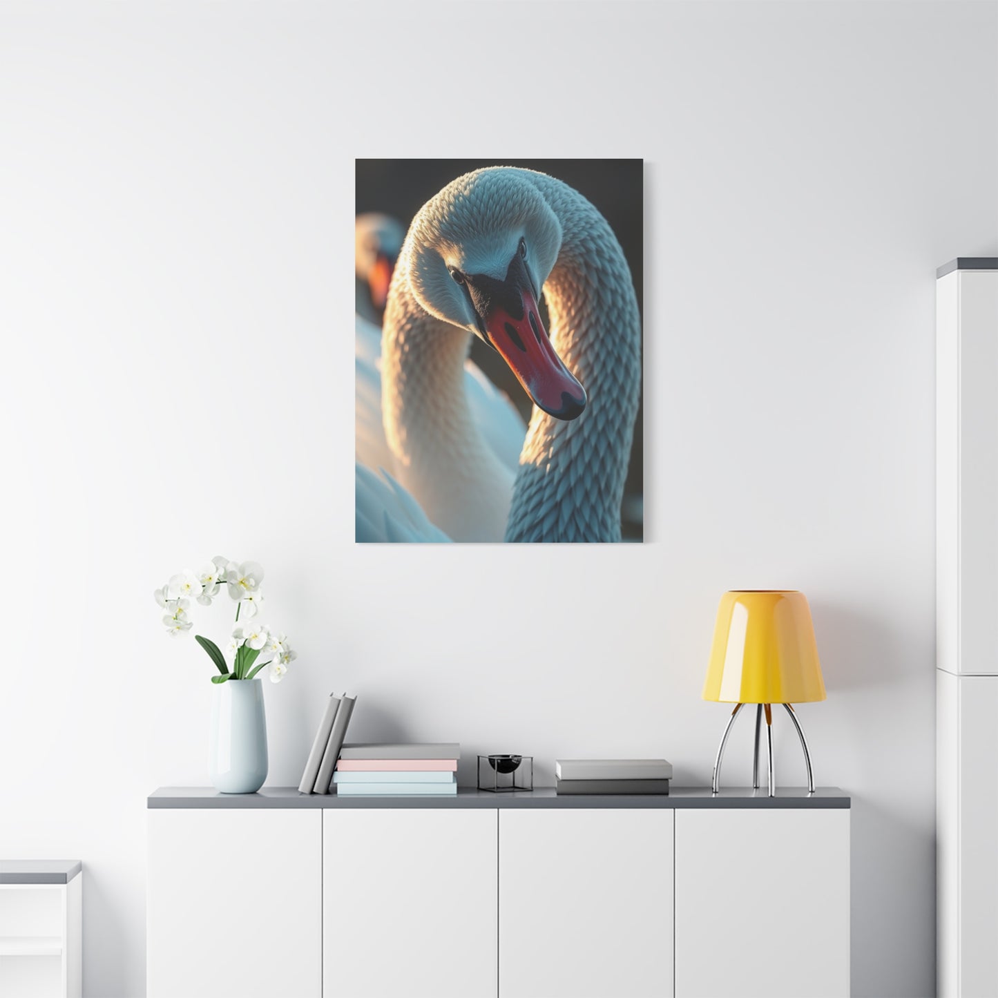 Swan Art Canvas Art 7 Wall Art & Canvas Print