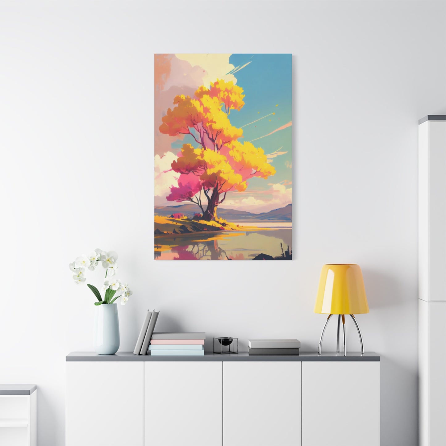 Yellow Lush Tree Wall Art & Canvas Prints