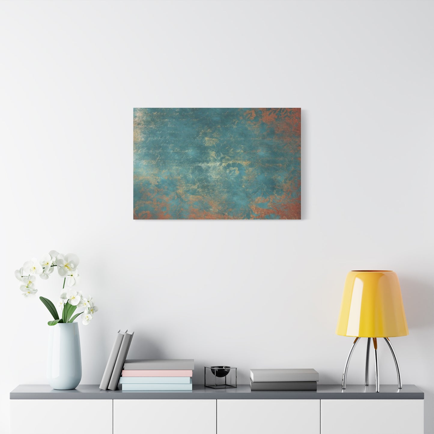 Teal Rust Reverie Wall Art & Canvas Prints