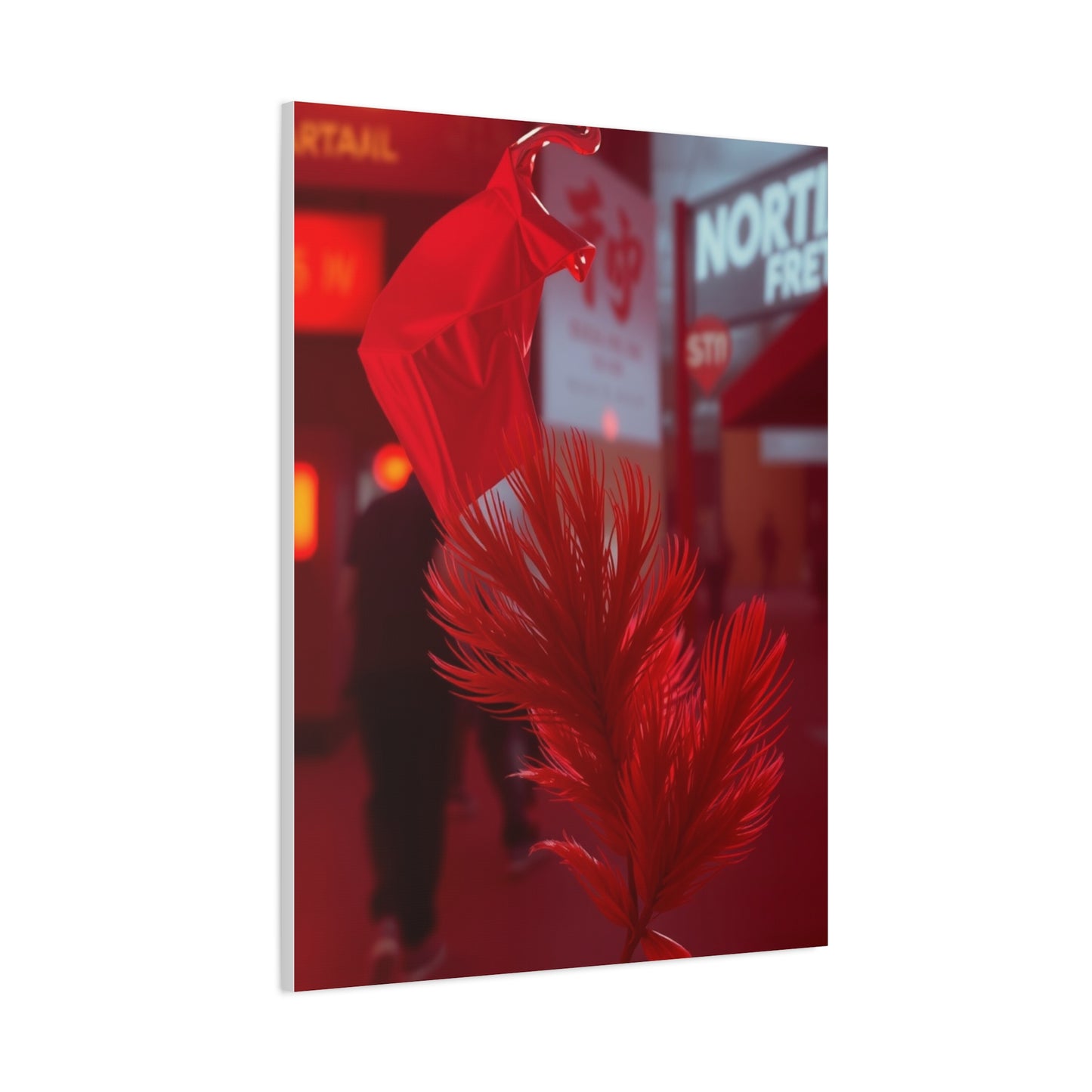 Crimson Reverie Canvas Wall Art & Canvas Print