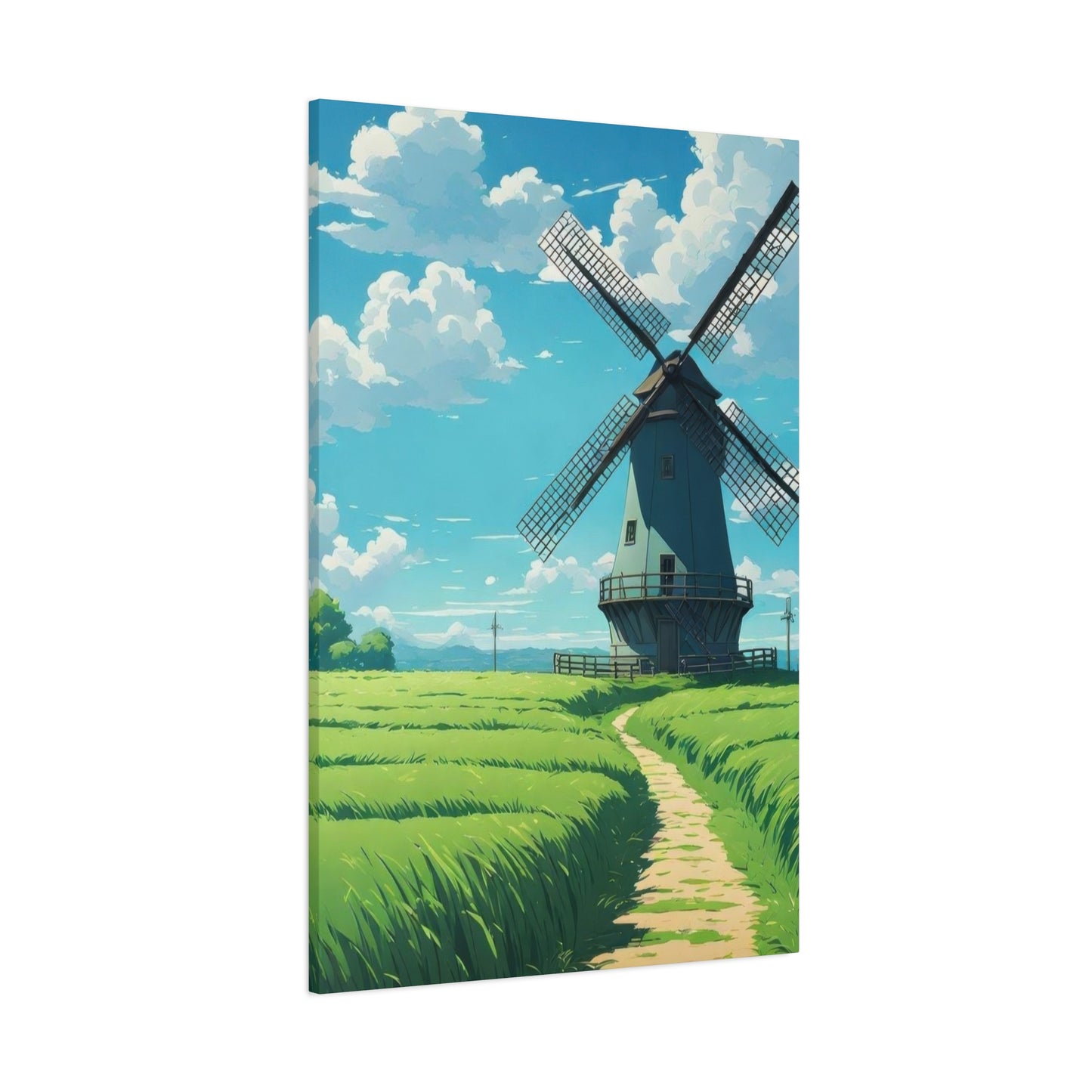 Greenfield Windmill Countryside Wall Art & Canvas Prints