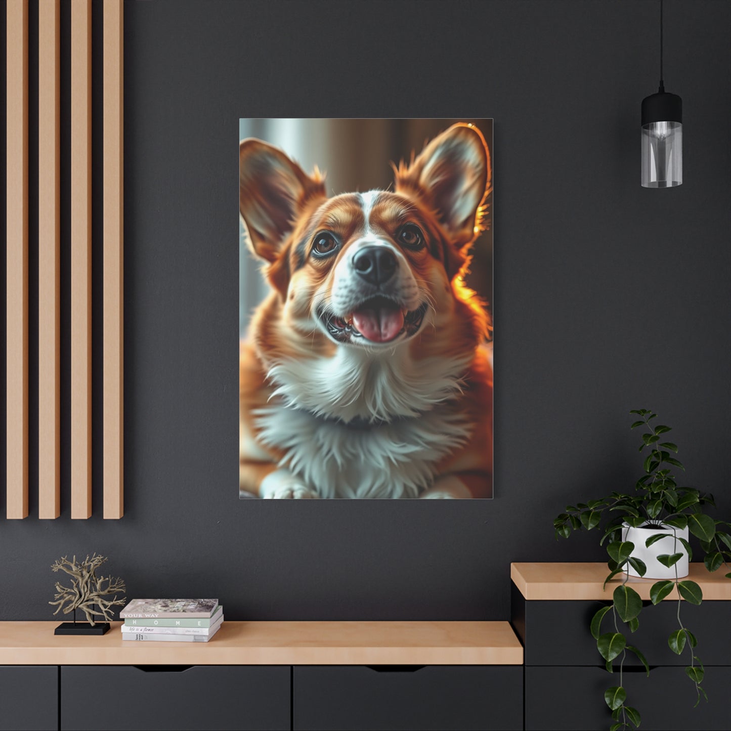 Corgi Dog Art Canvas Art 4 Wall Art & Canvas Print